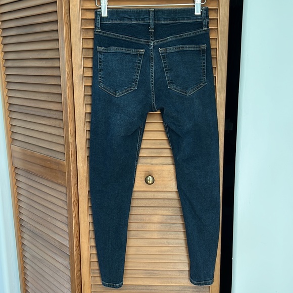 Topshop Jamie Skinny Jeans Raw Hem | Size 26 - Picture 7 of 11